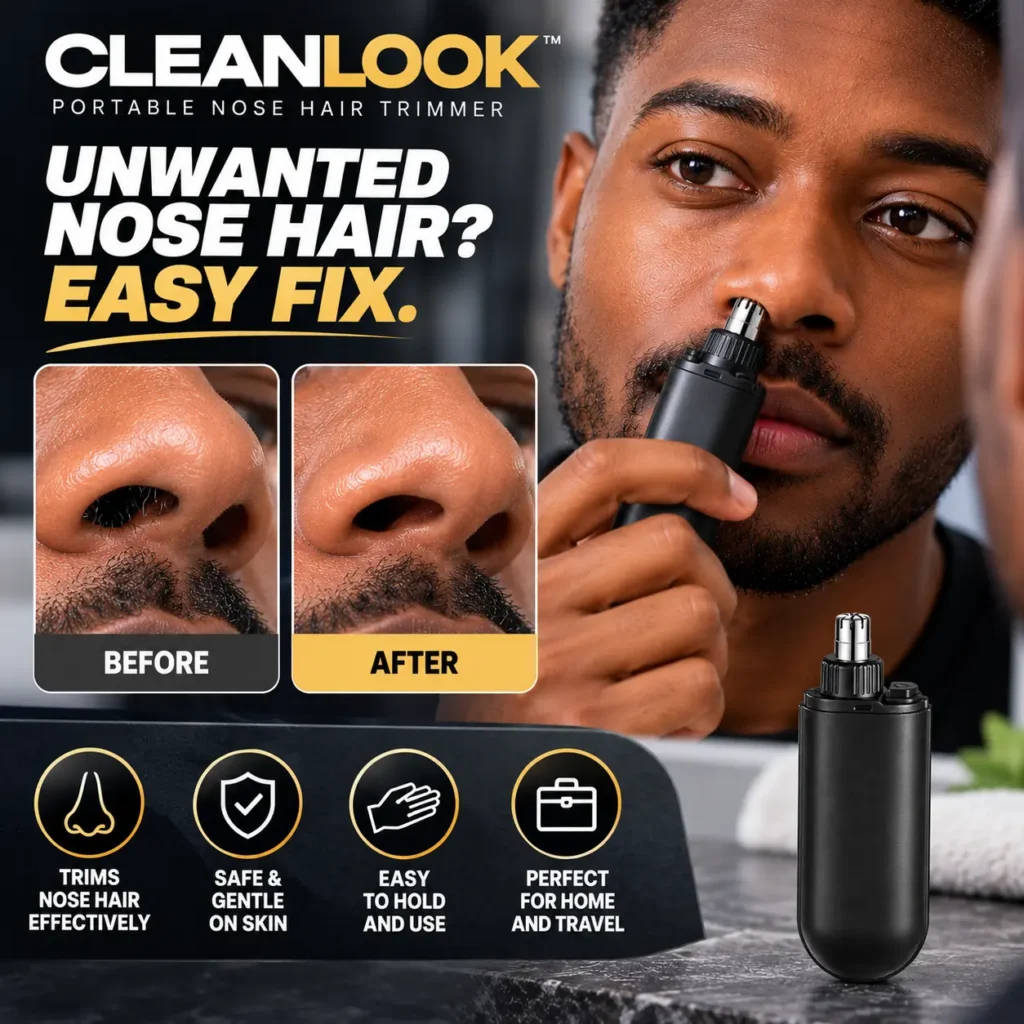 Cleanlook Portable Nose Hair Trimmer