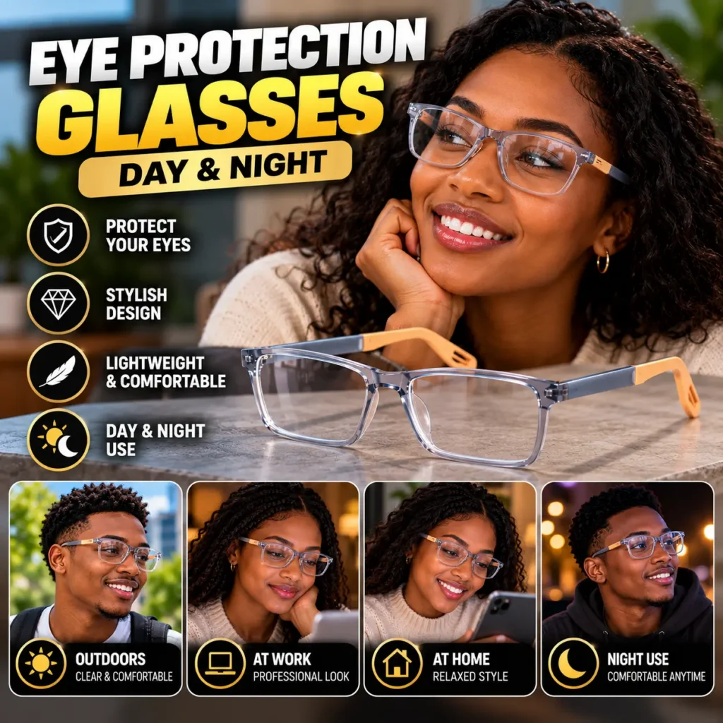 Eye Protection Glasses – Day & Night
