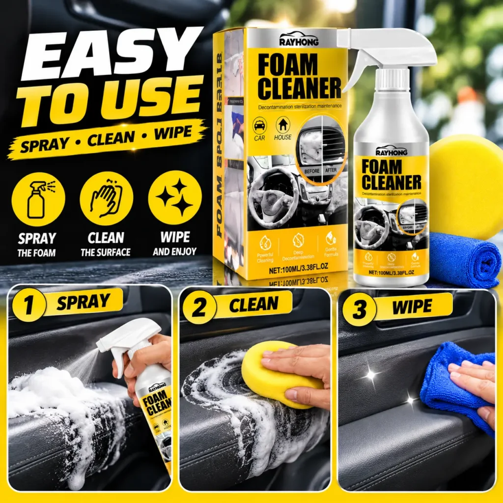 Spotless Shield Multipurpose Foam Cleaner