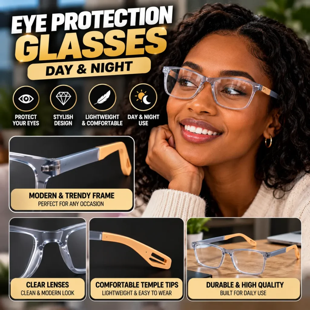 Eye Protection Glasses – Day & Night