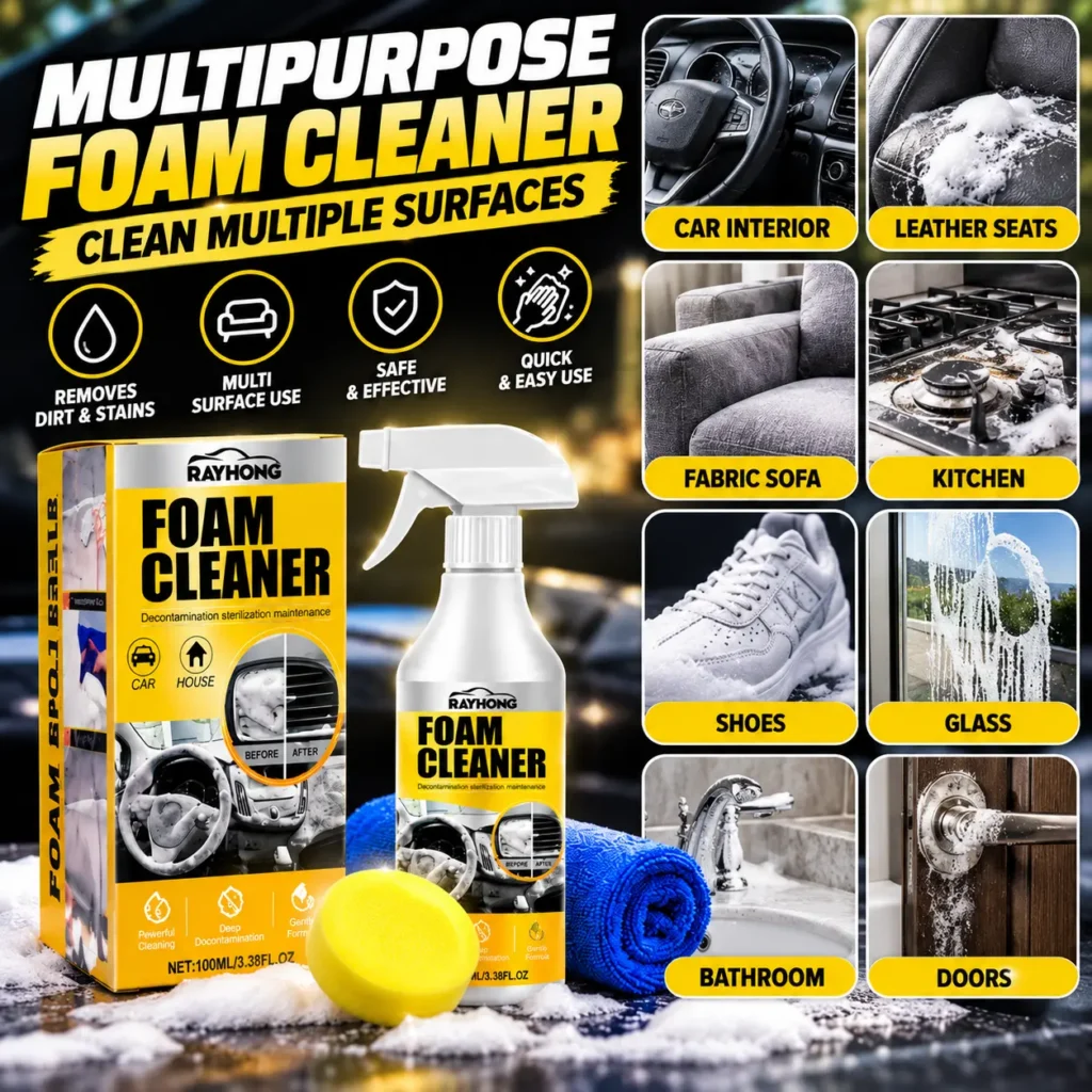 Spotless Shield Multipurpose Foam Cleaner