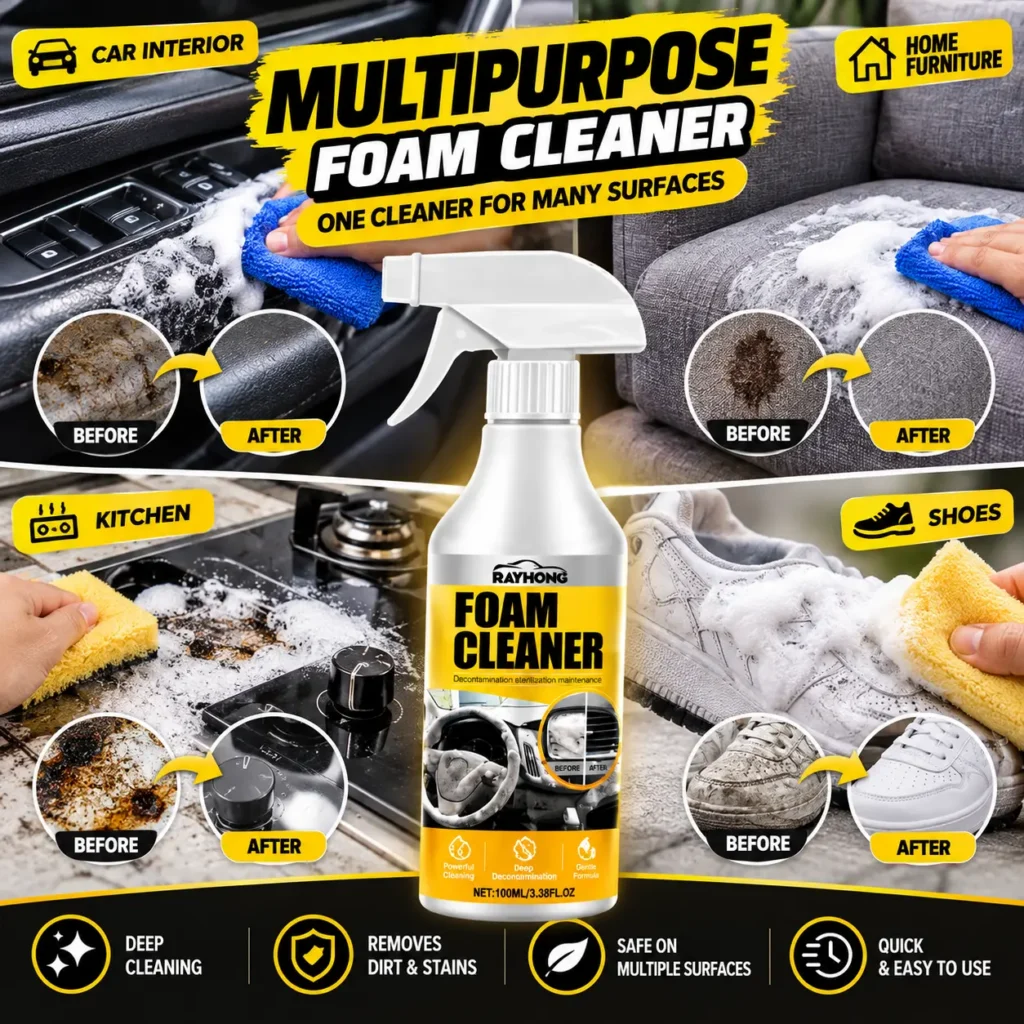 Spotless Shield Multipurpose Foam Cleaner