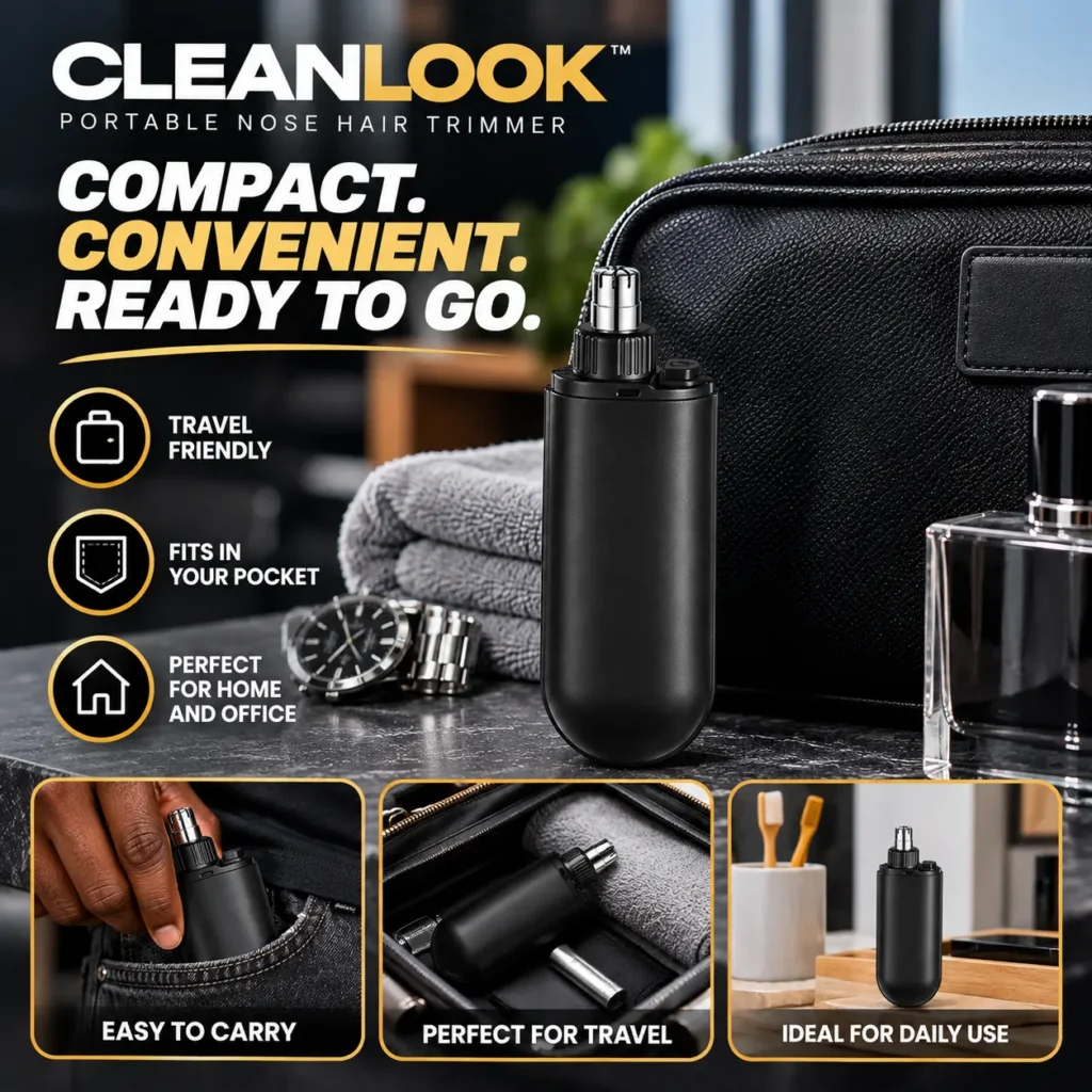 Cleanlook Portable Nose Hair Trimmer