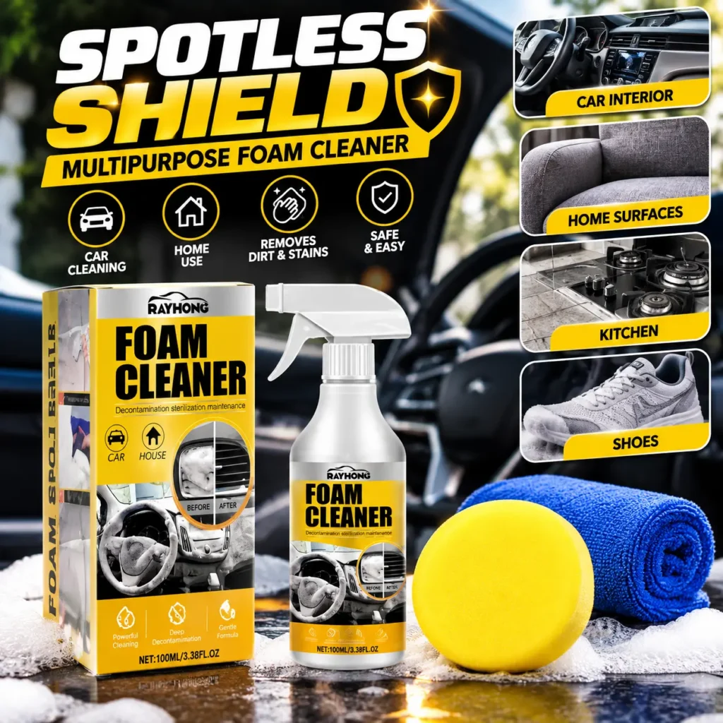 Spotless Shield Multipurpose Foam Cleaner