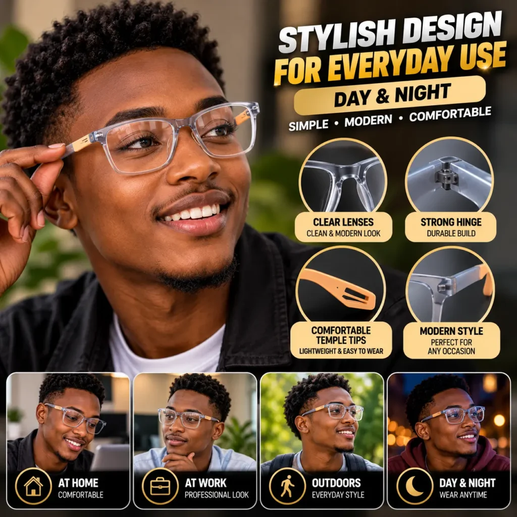 Eye Protection Glasses – Day & Night